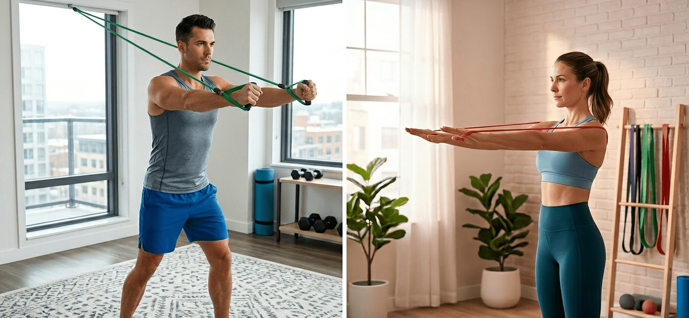 How to Use Resistance Bands Correctly at Home