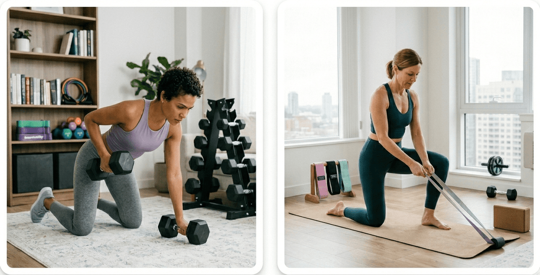 Resistance Bands vs Dumbbells: Which Is Better at Home?