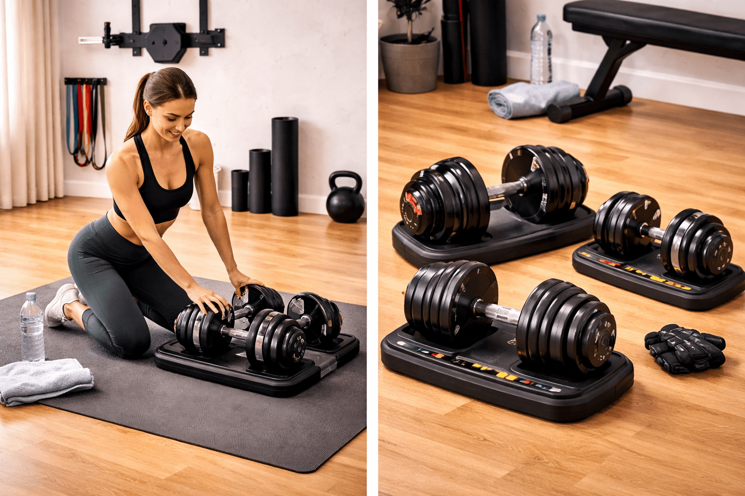 Best Adjustable Dumbbells for Home Gym Setup