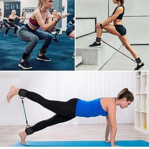 🔥 Ankle Resistance Bands – Glutes & Leg Training at Home
