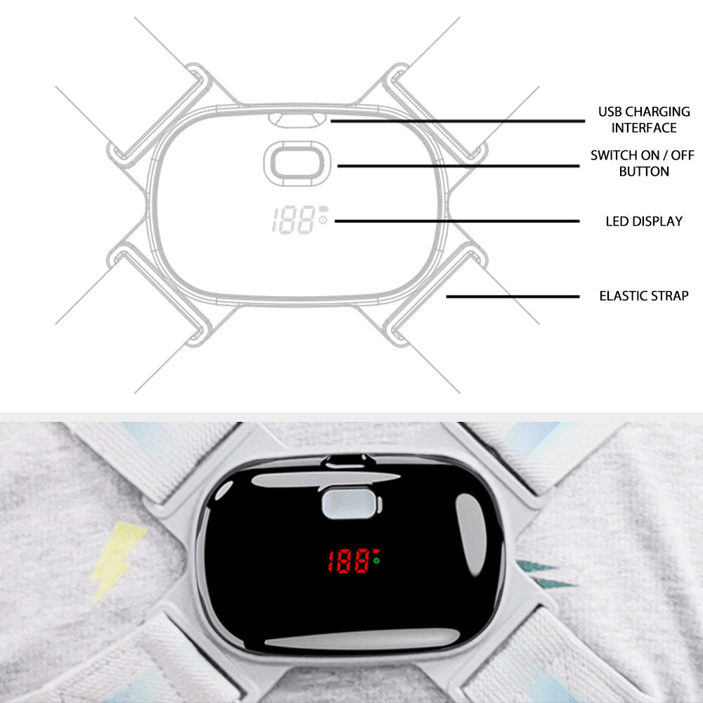 🔥 Smart Posture Corrector – Back Support & Real-Time Reminder