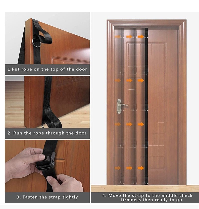 🔥 Door Anchor Strap – Turn Any Door Into a Home Gym