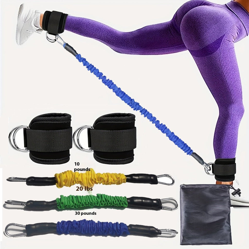🔥 Ankle Resistance Bands – Glutes & Leg Training at Home