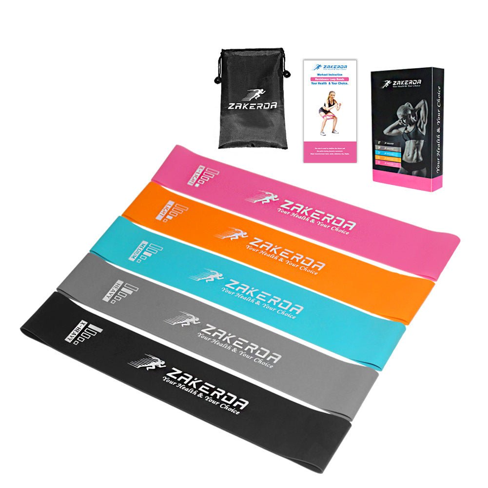 🔥 Latex Resistance Bands – Multi-Level Strength & Stretch Training