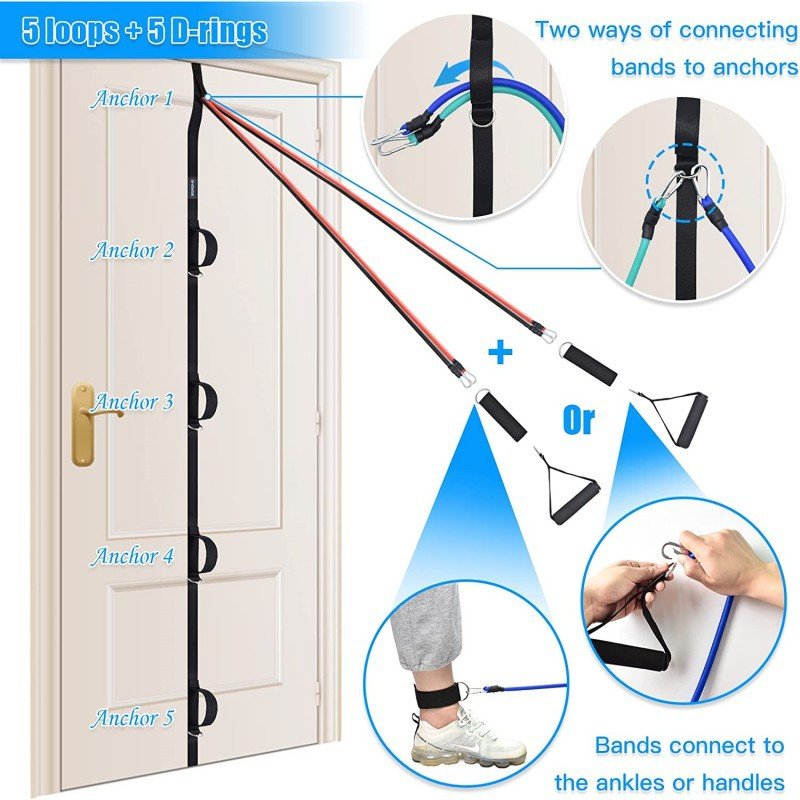 🔥 Door Anchor Strap – Turn Any Door Into a Home Gym