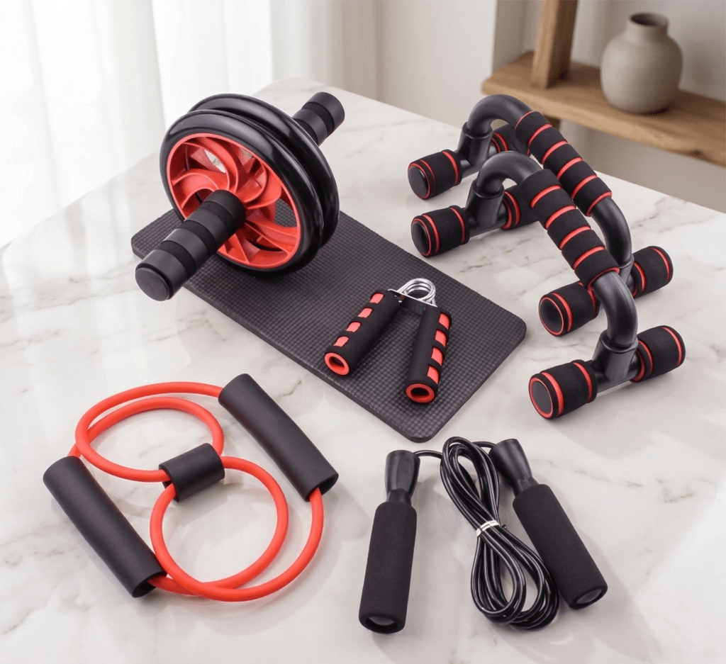 🔥 Ab Roller Wheel Set – Ultimate Core Strength Trainer