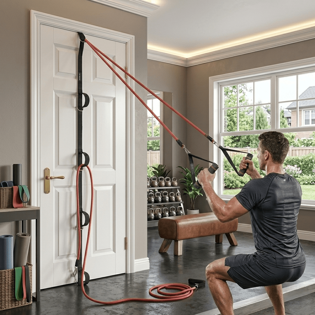 🔥 Door Anchor Strap – Turn Any Door Into a Home Gym
