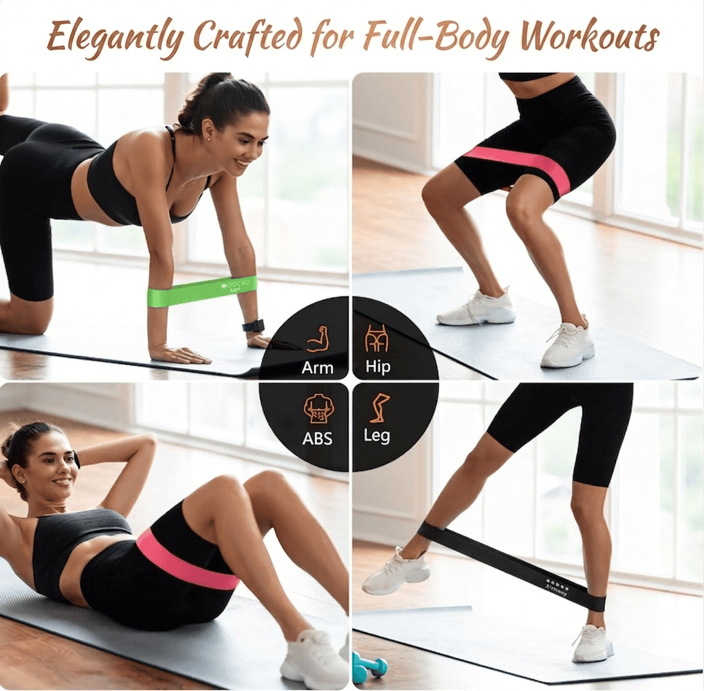 🔥 Latex Resistance Bands – Multi-Level Strength & Stretch Training