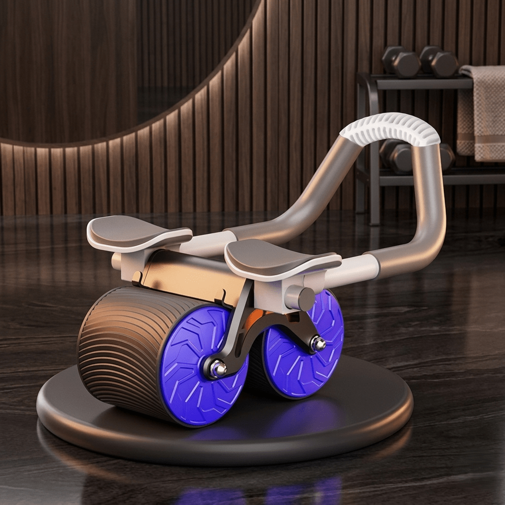 🔥 2 in 1 Ab Roller Trainer With Counter Phone Holder