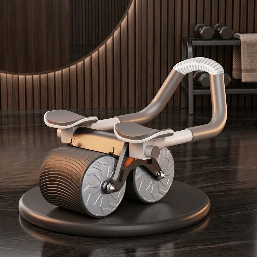 🔥 2 in 1 Ab Roller Trainer With Counter Phone Holder