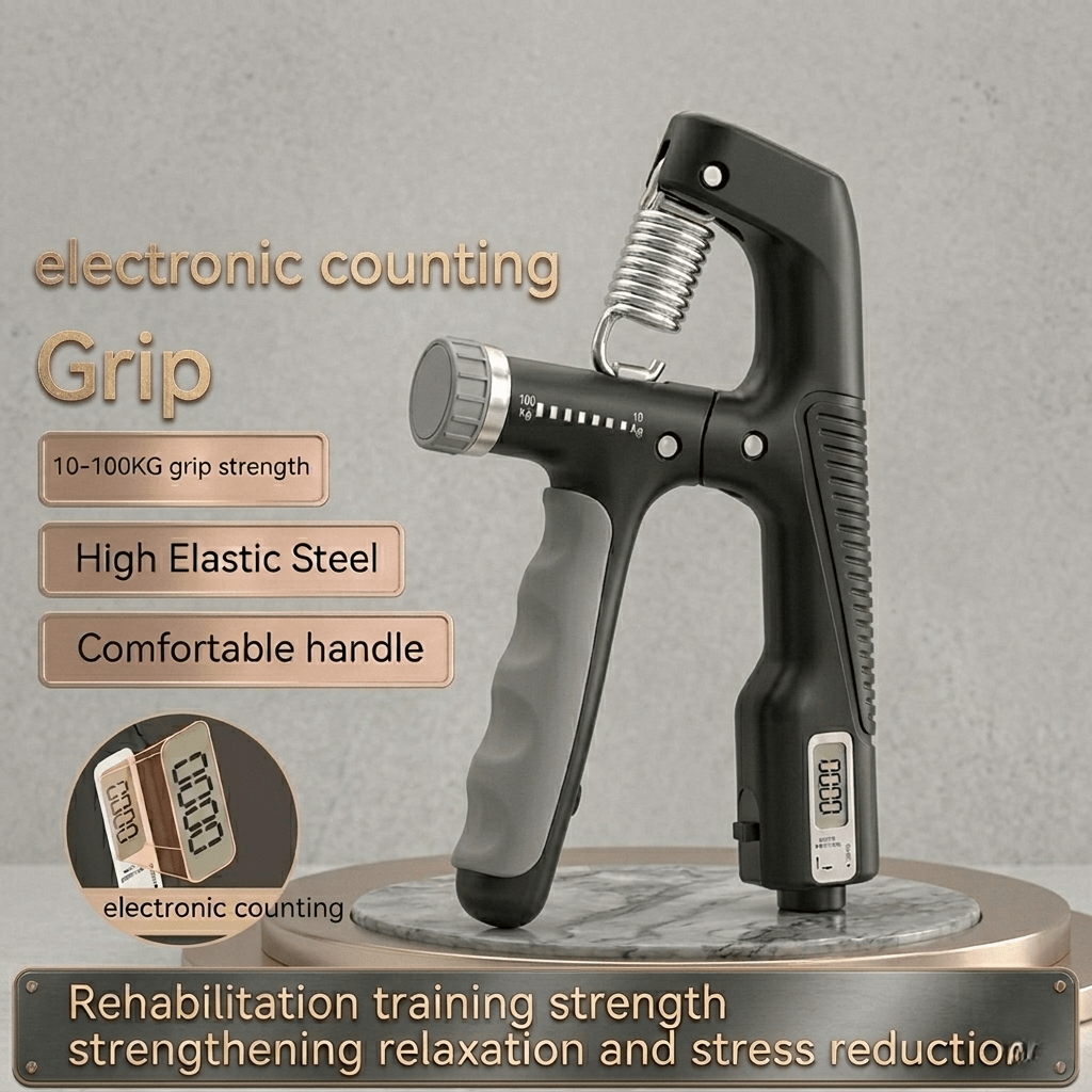 🔥 Adjustable Grip Strength Trainer – Build Stronger Hands & Forearms Fast