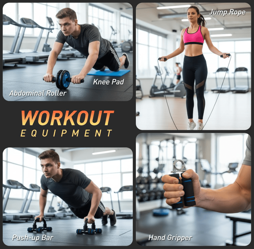 🔥 Ab Roller Wheel Set – Ultimate Core Strength Trainer