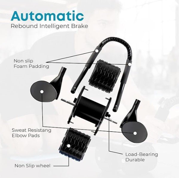 🔥 2 in 1 Ab Roller Trainer With Counter Phone Holder