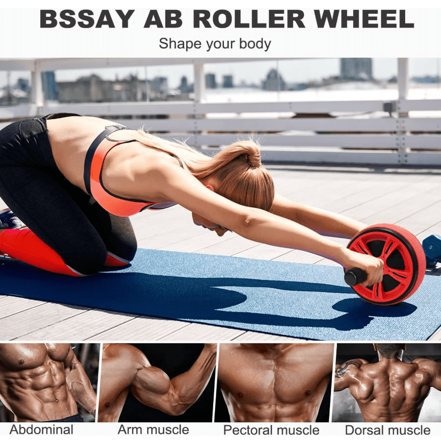 🔥 Ab Roller Wheel – Full Core Strength Training Tool
