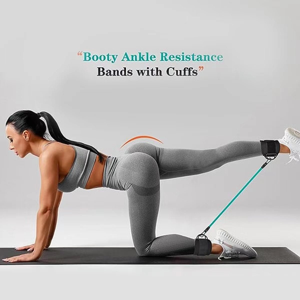 🔥 Ankle Resistance Bands – Glutes & Leg Training at Home