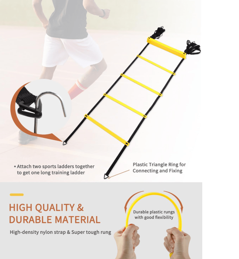 🔥 Speed Agility Ladder – Explosive Footwork & Speed Training Tool