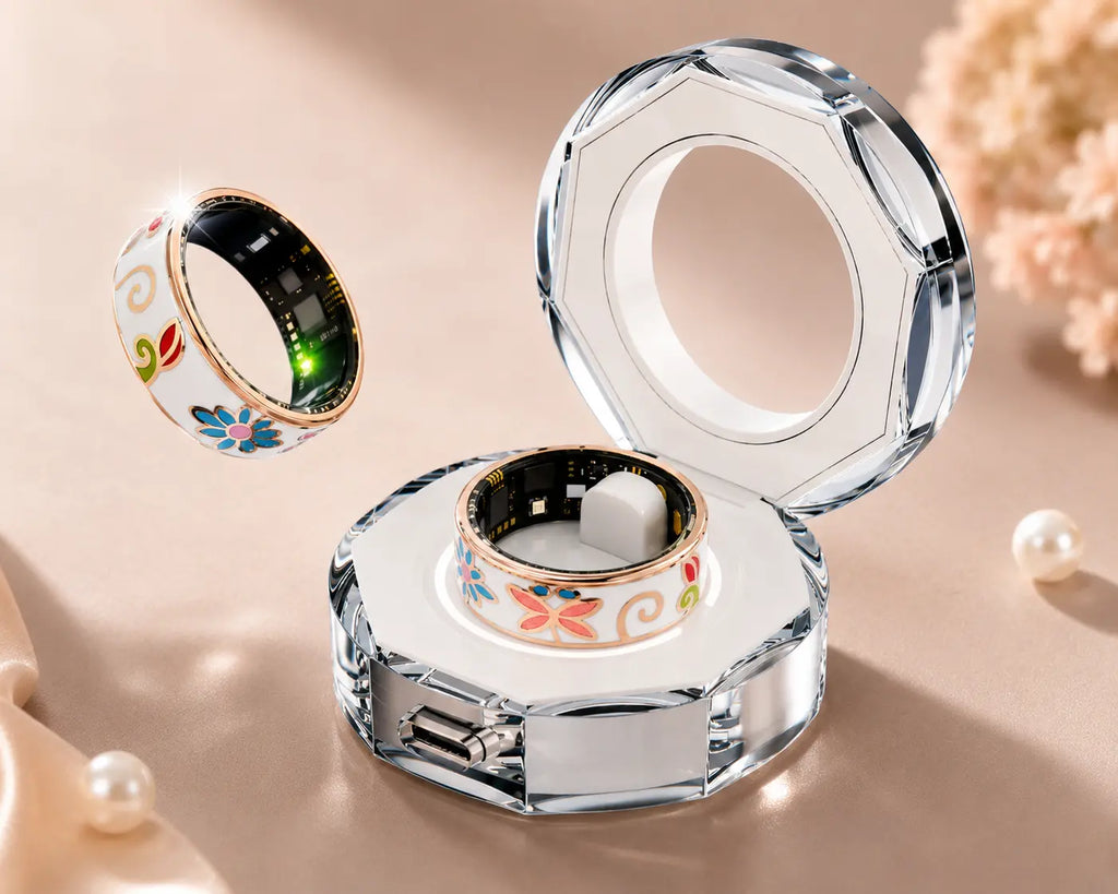 🌸 FloraFit™ Smart Fitness Ring 🌸
